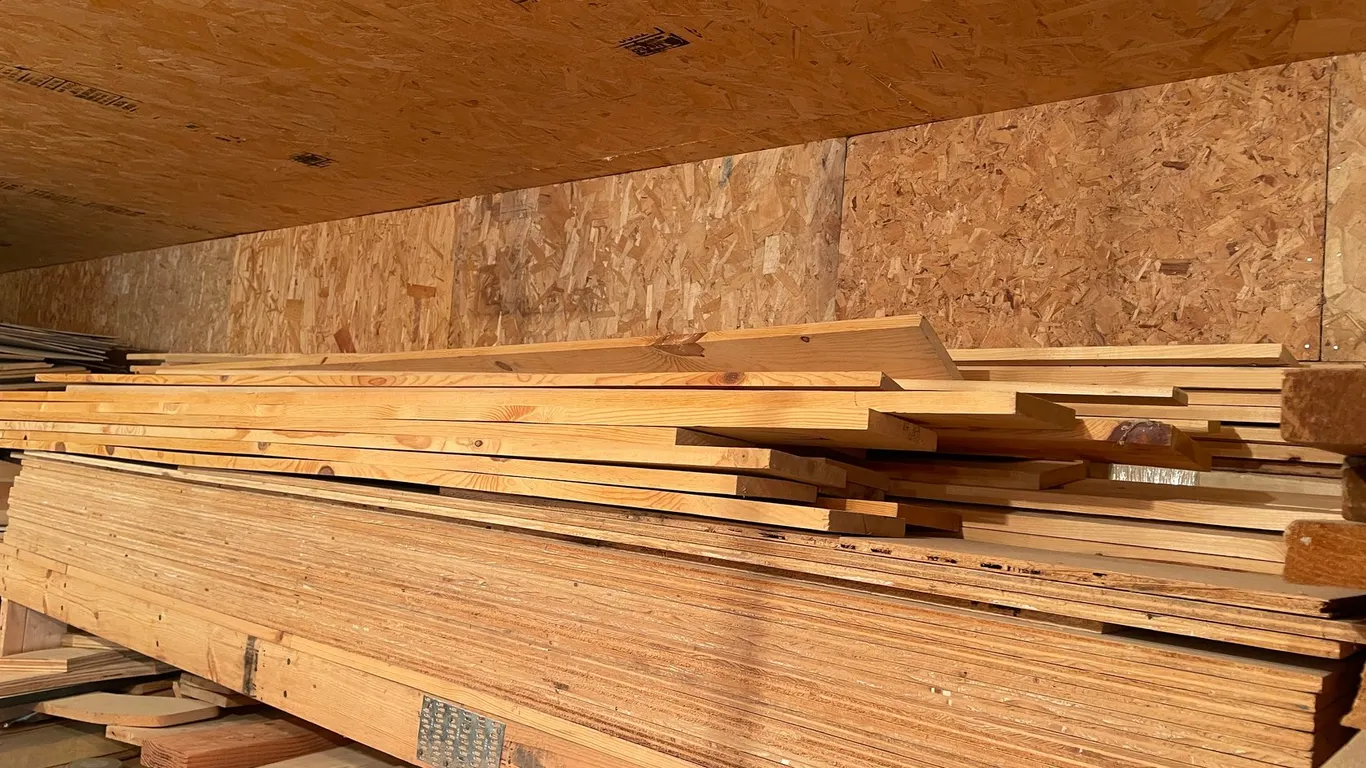 Assorted Plywood and Tongue and Groove Lumber