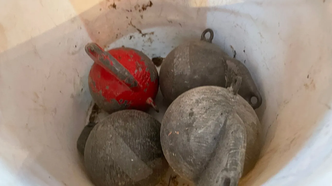 (4) Lead Downrigger Weights