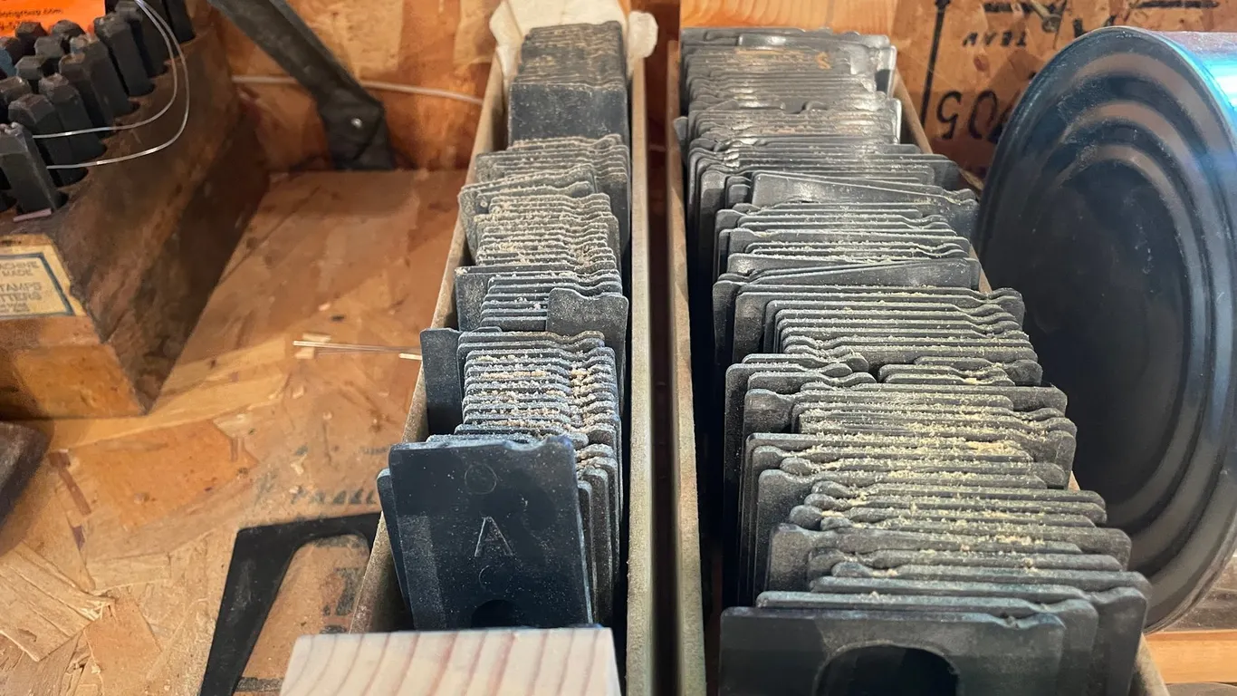 (2) Sets of Plastic Letter Stencils