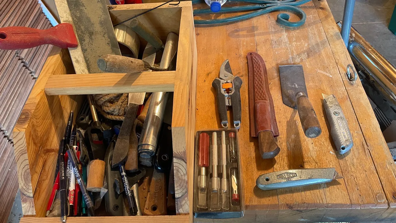 Assorted Utility Knives and Tools