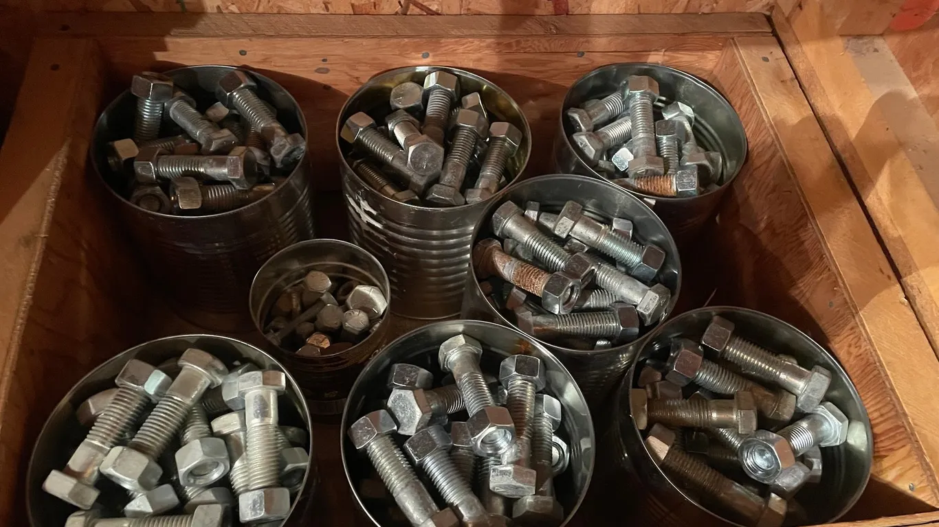 2 Large Bins of misc. Hardware