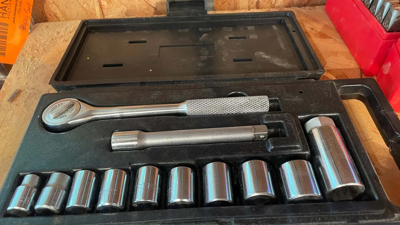 Thorsen Brand Socket Set, 3/8" Drive Socket Set