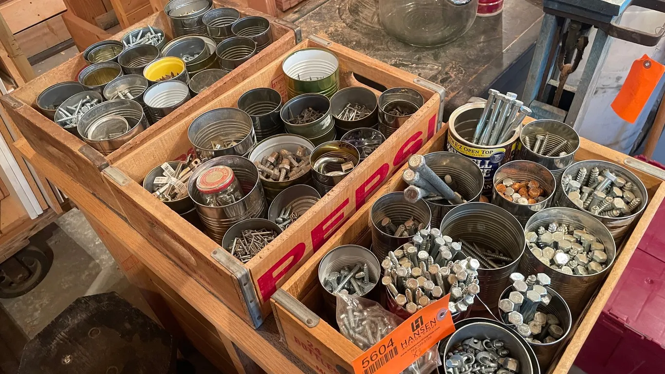(4) Crates of Assorted Hardware