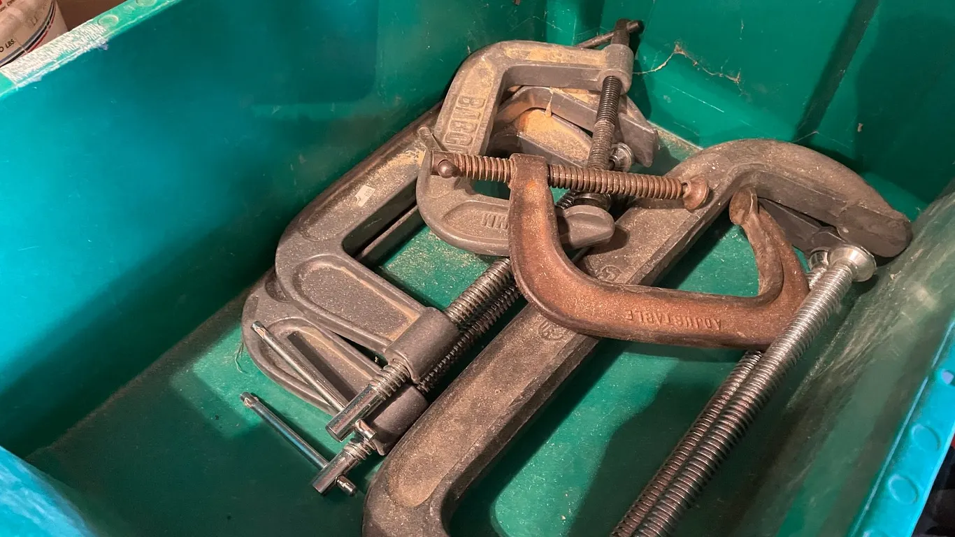 (6) Large C-Clamps