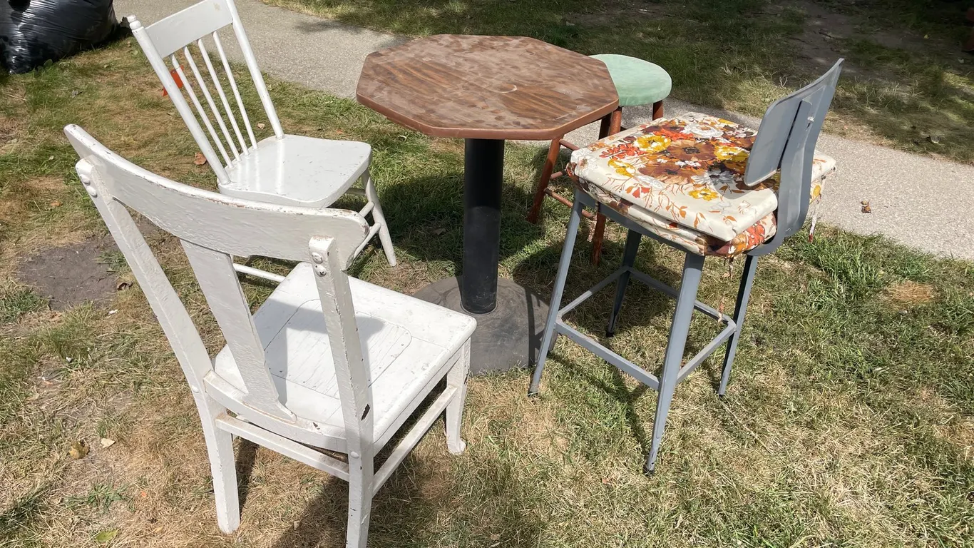 Table Chairs and Stools