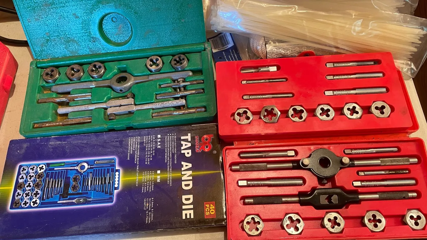 (3) Complete Tap and Die Sets