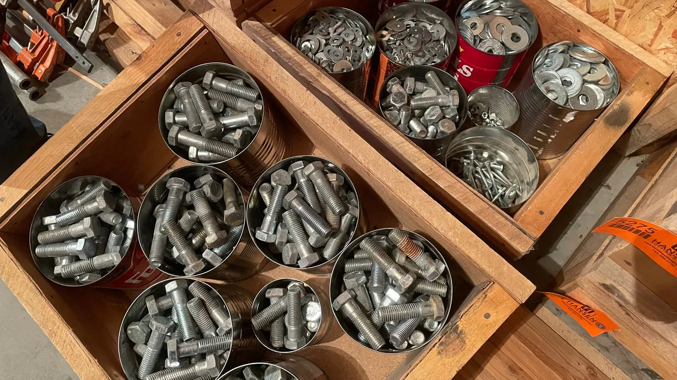 (2) Large Bins of misc. Hardware