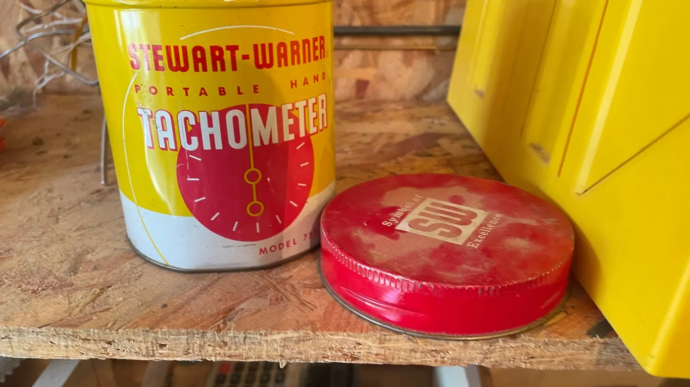 Vintage Stewart Warner Hand Tachometer