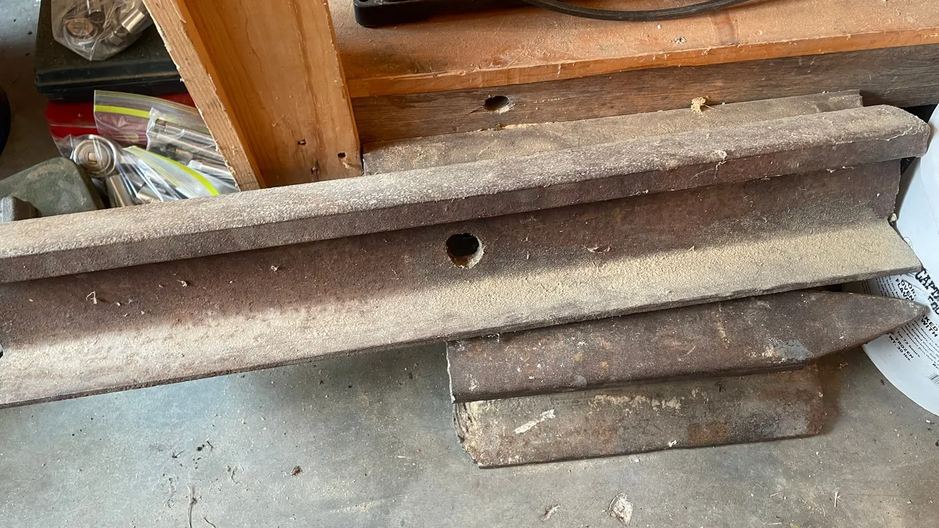 (3) Pieces of Railroad Track
