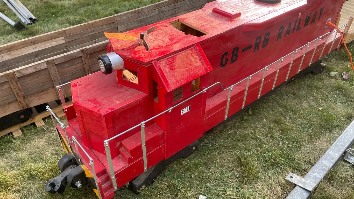 Handcrafted Model Train Setup