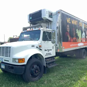 2002 International 4700 Reefer Truck (Title in Delay) (Clarks Grove, MN)