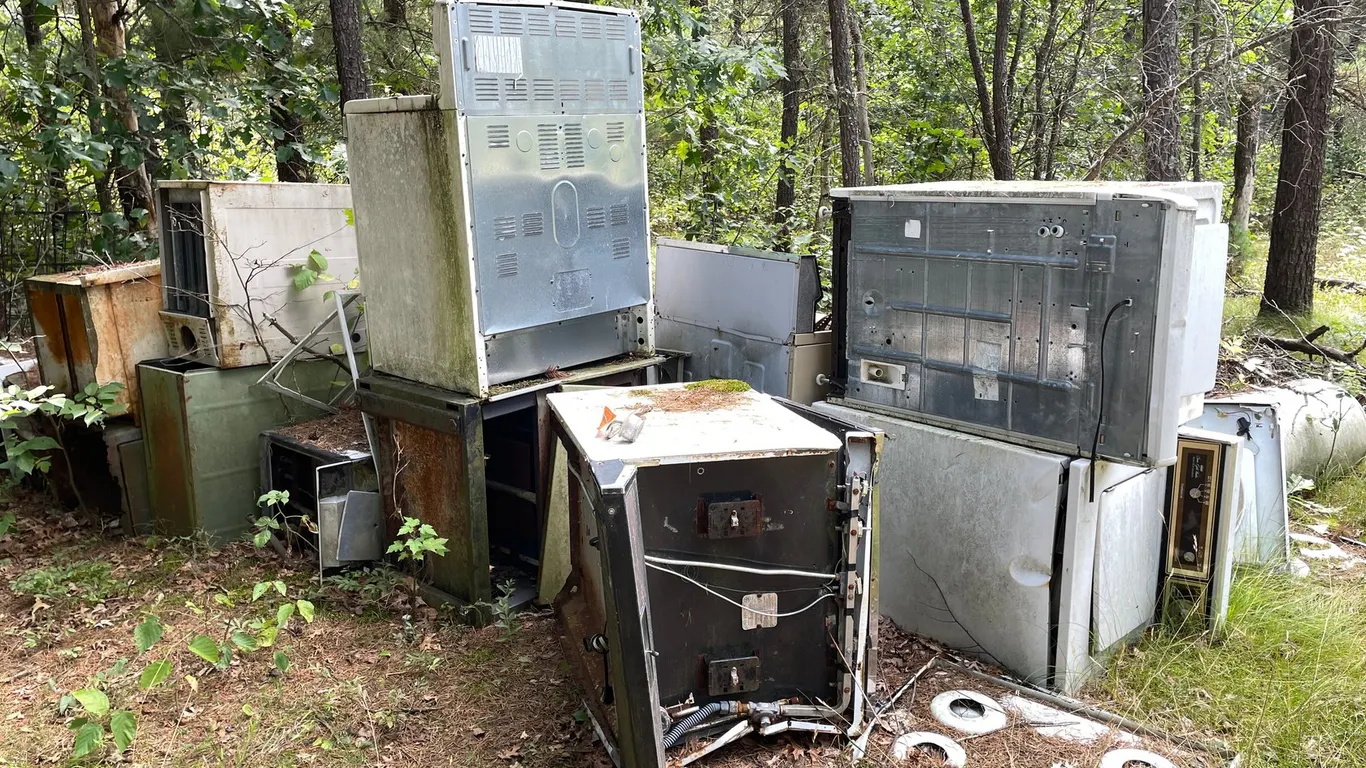 Large Lot of Scrap Appliances