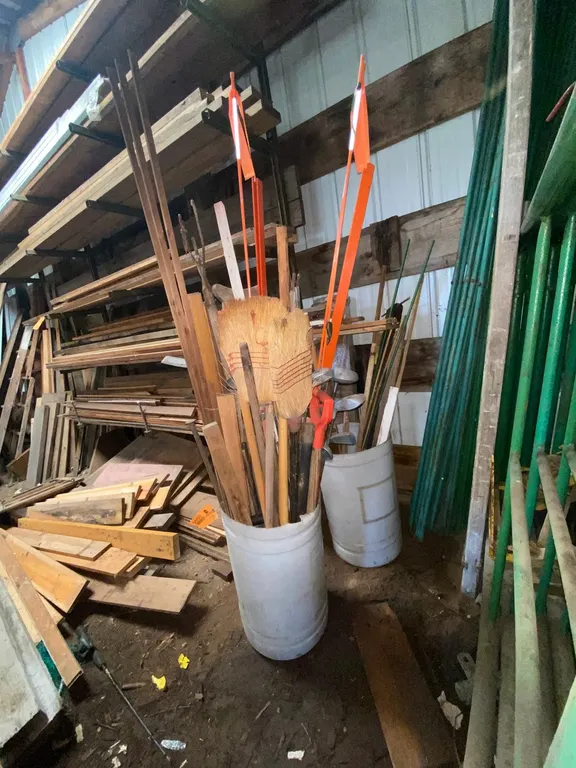 (2) Plastic Barrels & Contents