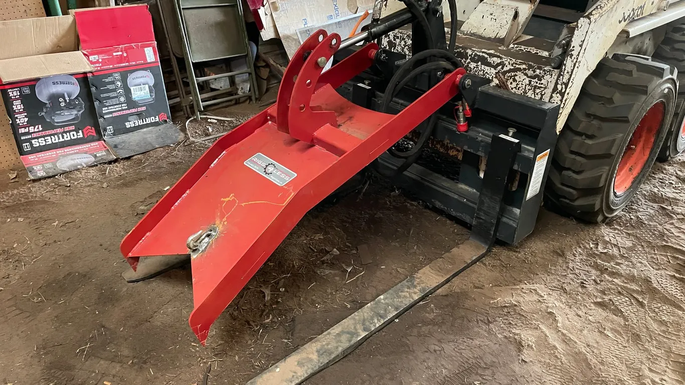 Skid Steer Hydraulic Grapple with Forks