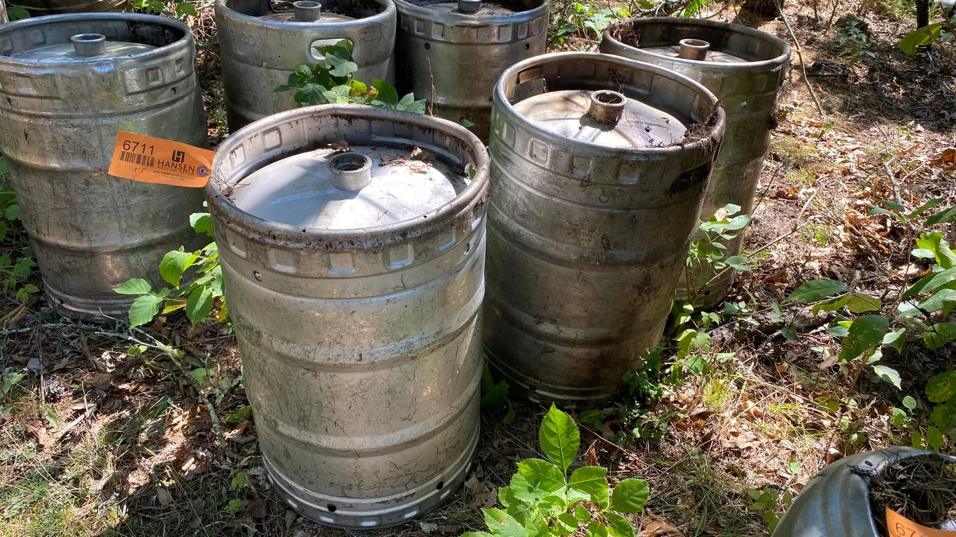 (3) Aluminum Kegs