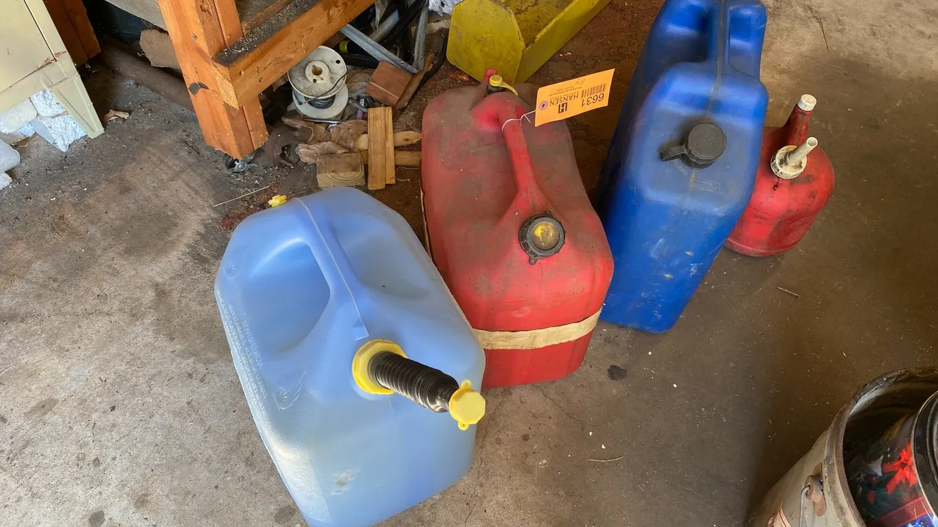 (4) Plastic Fuel Jugs