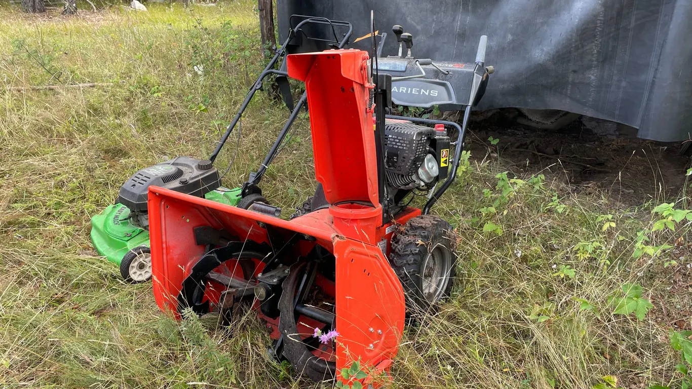 Ariens Snow Blower and Easy Mulch Lawn Mower