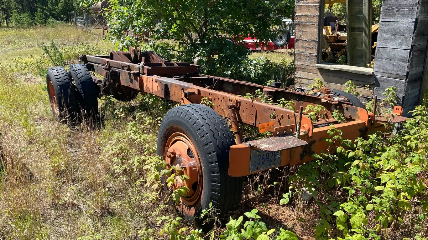 Single Axle Dump Truck Running Gear Frame