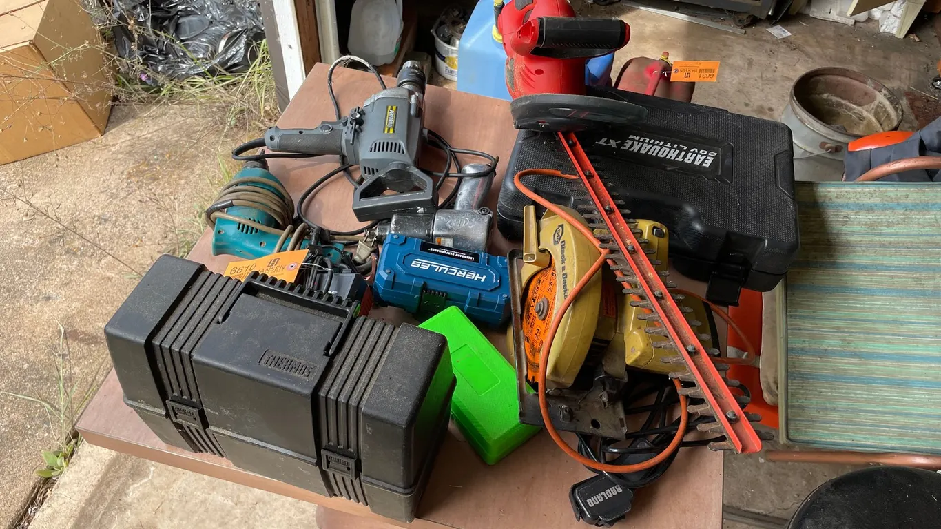 Assortment of Corded Power Tools