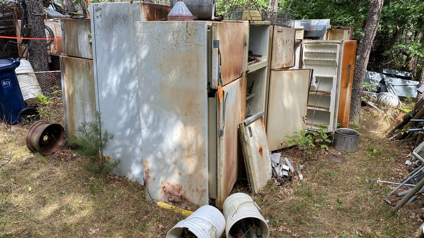 Large Lot of Scrap Refrigerators
