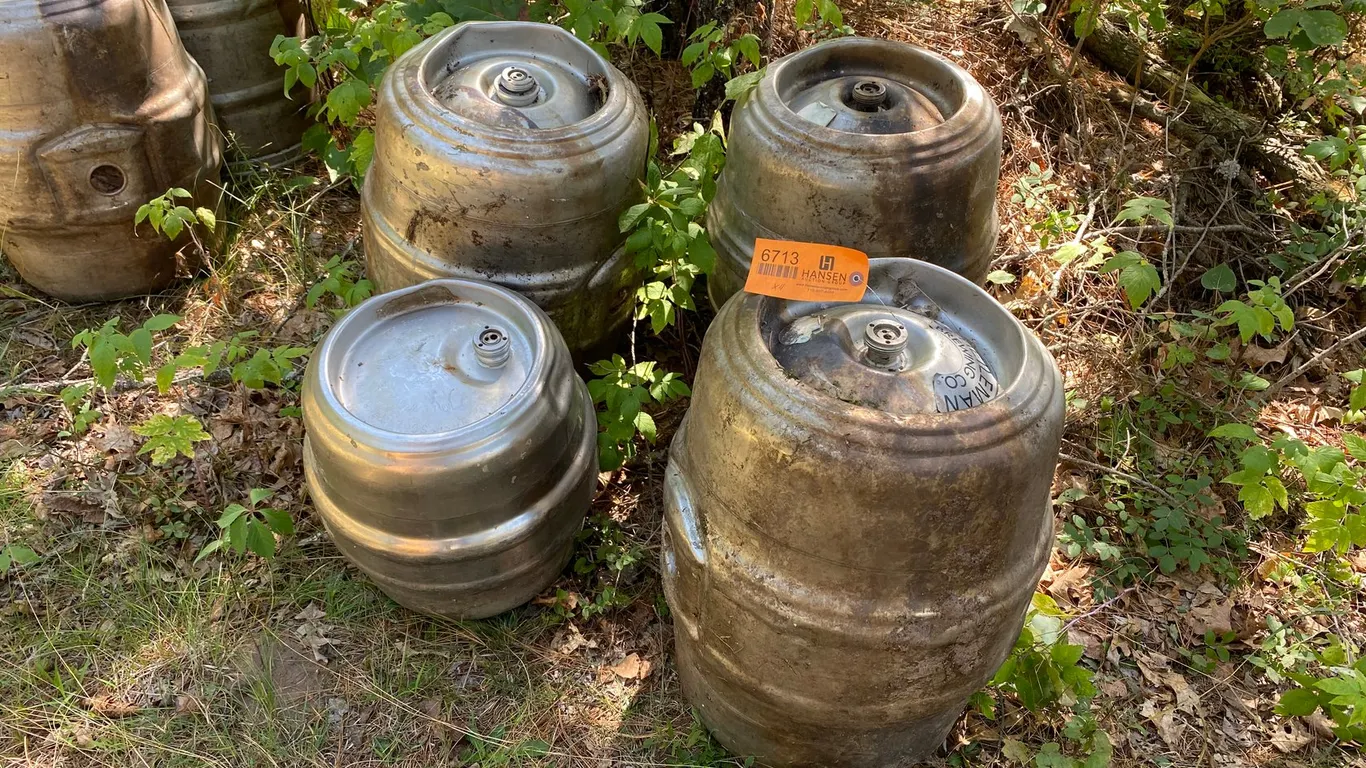 (4) Aluminum Kegs