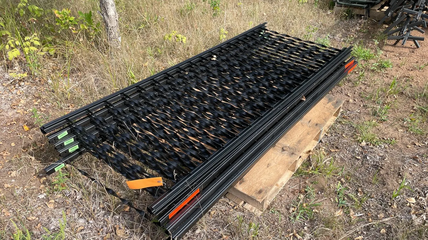(7) Sections of Metal Railings