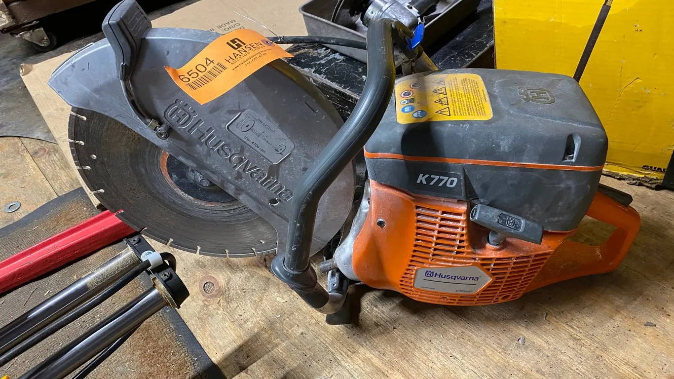 Husqvarna K770 Gas Powered Concrete Saw