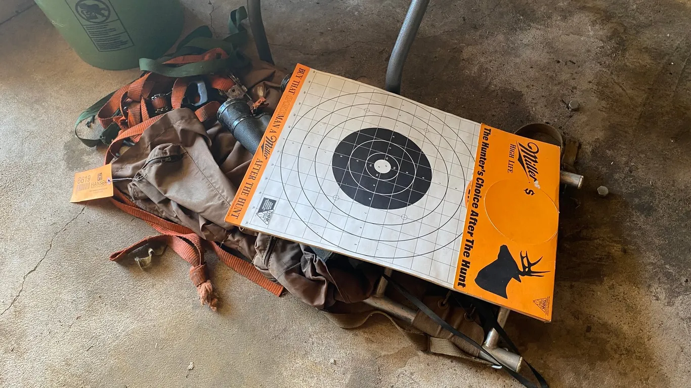 Vintage Frame Pack & Binoculars