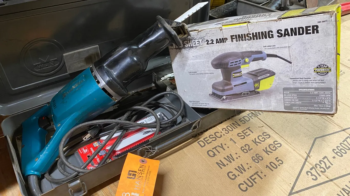 (2) Corded Power Tools