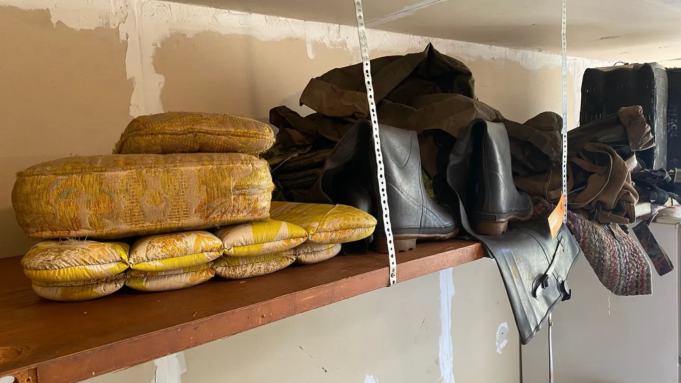 Pair of Rubber Hip Waders & More