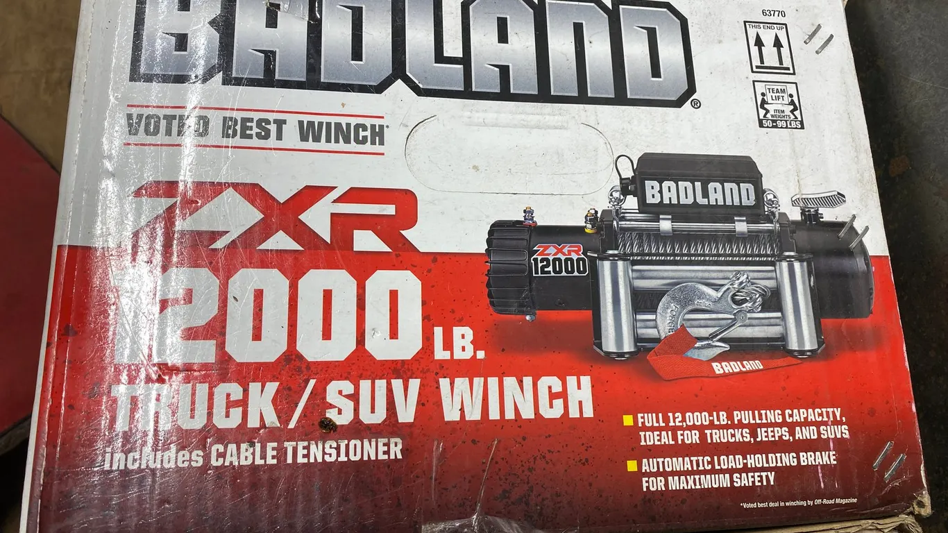 Badland 12,000 lb. Truck/SUV Winch