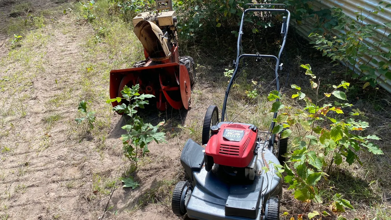 Craftsman Push Mower & Gilson Snowblower