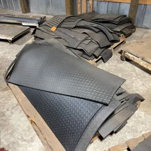 Assortment of Black Armour Rubber Floor Matting