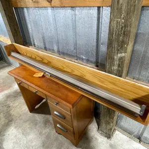 Desk with Projector Screen