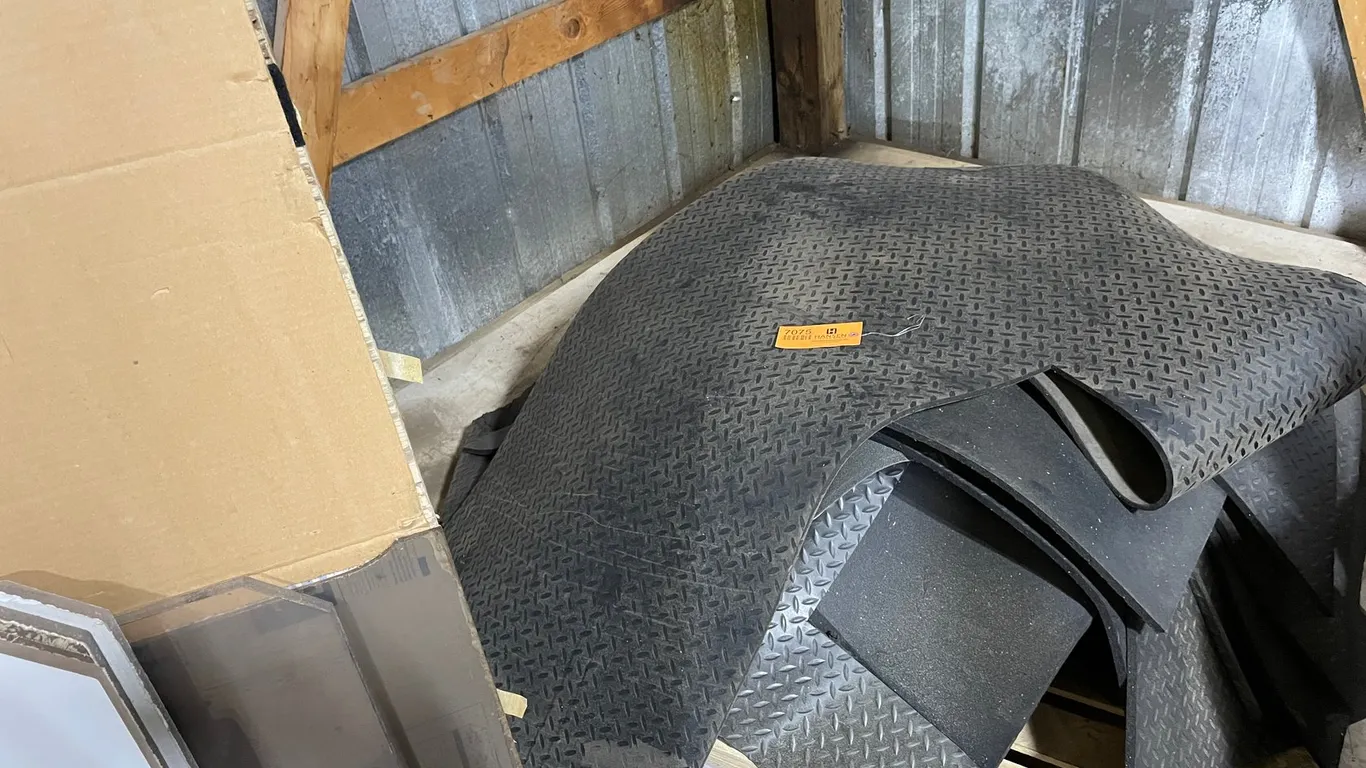 Assortment of Rubber Floor Matting Black Armour