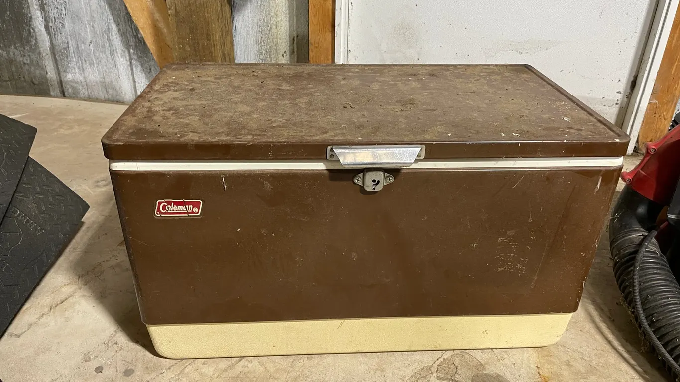 Coleman Steel Cooler