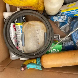 Box of Garage Items