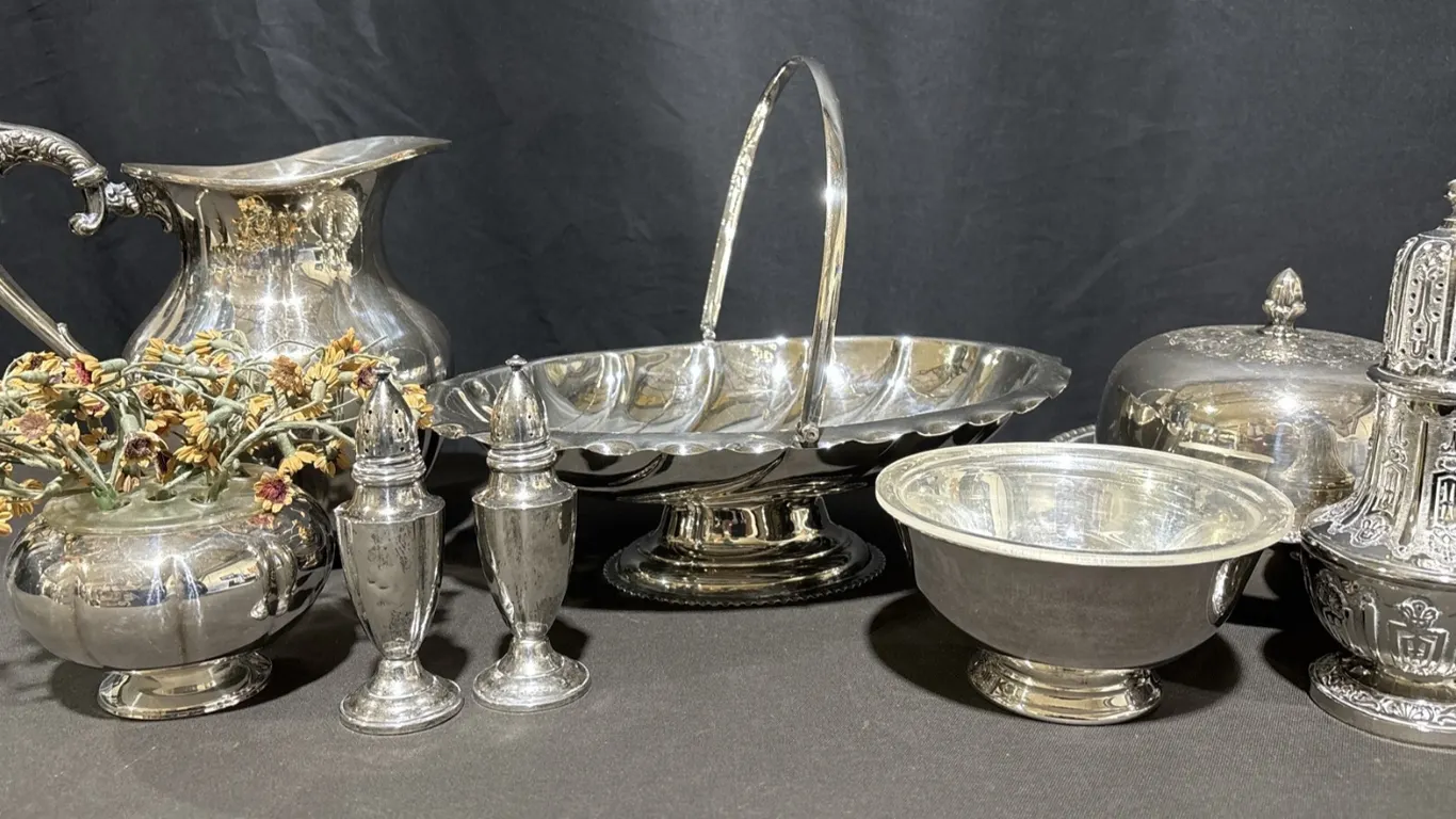 Silverplate and Sterling Tableware: Rogers, Reed & Barton, Marlboro, L. Lyons