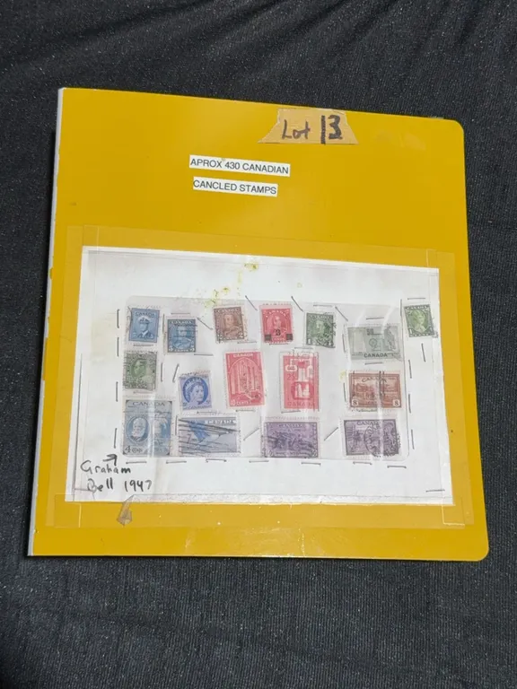 518 Cancelled Canadian Stamps in Binder Album