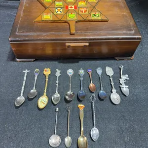 Wooden Box With Canadian Provincial Crests, and more