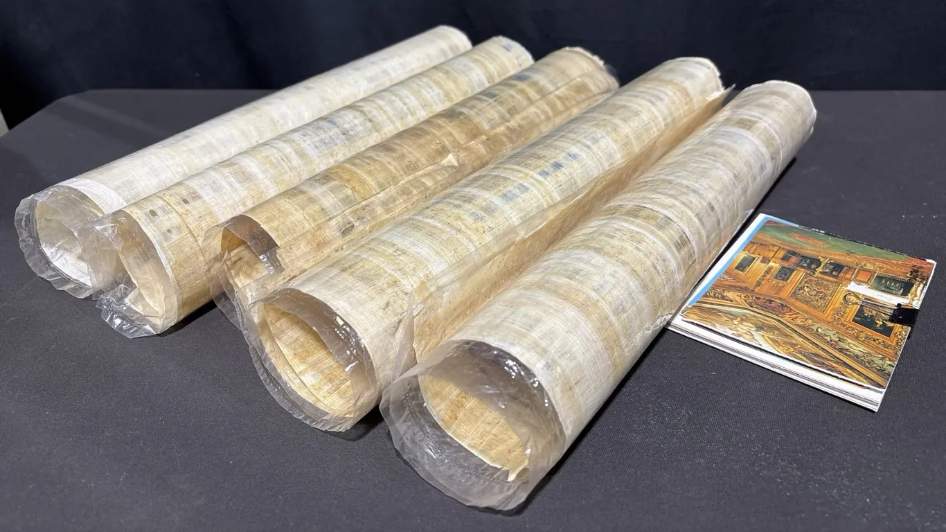 Egyptian Papyrus Art Prints and Postcard Collection