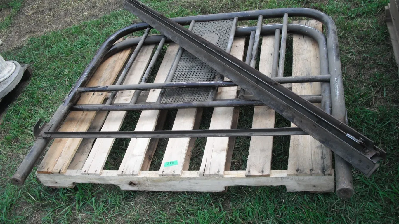 vintage metal bed frame