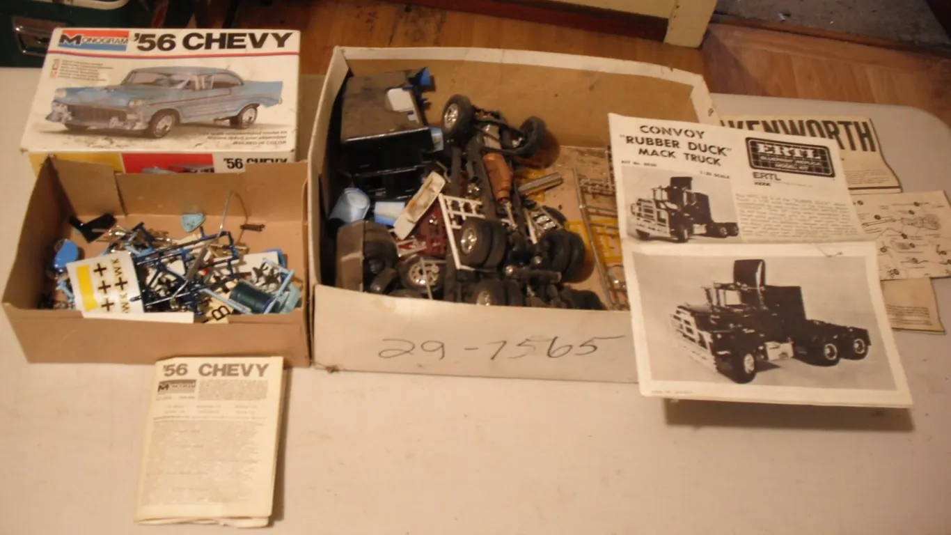 model kit parts