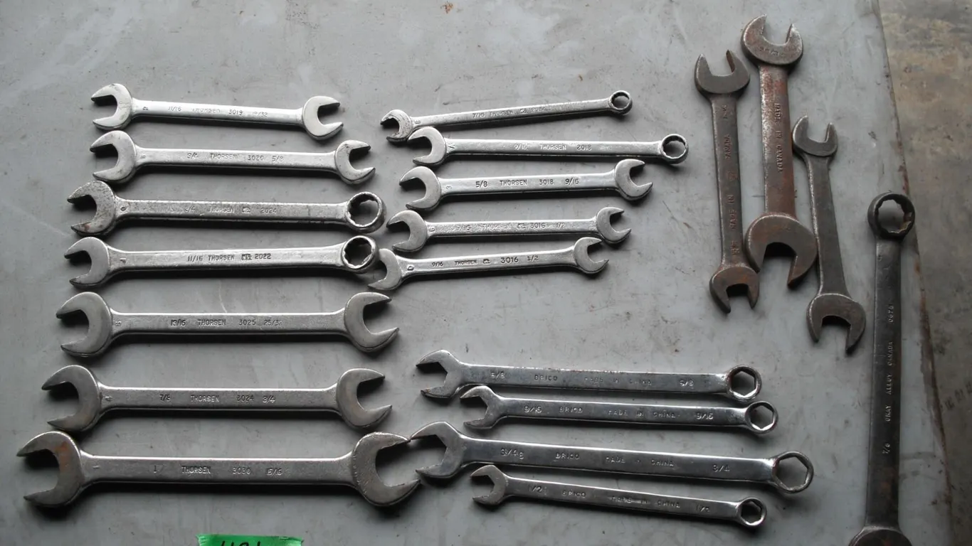 lot of wrenches