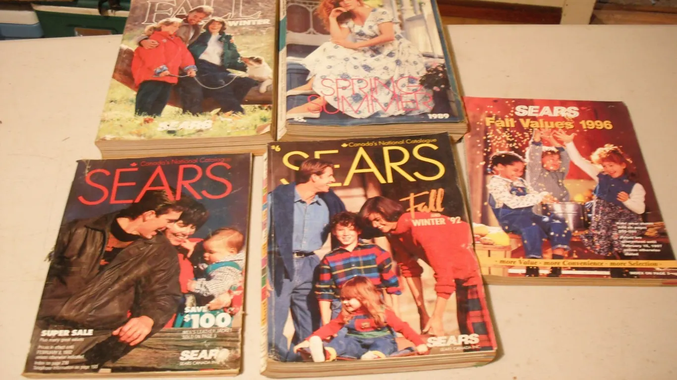 5 Sears catalogues