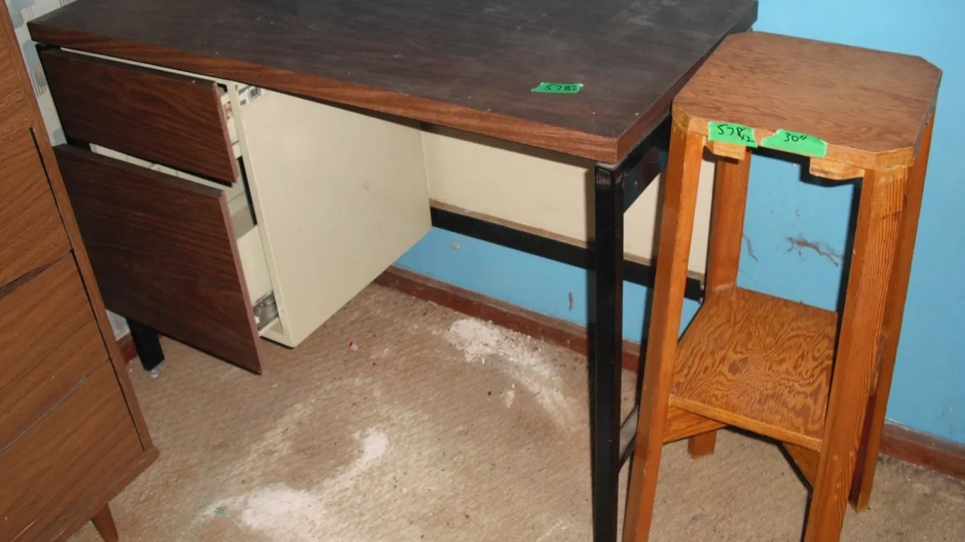 desk and side table - 30"H