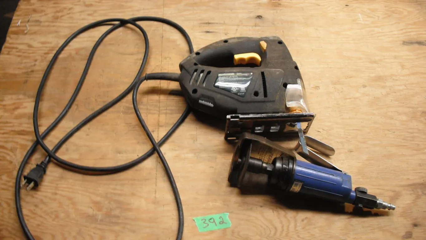 jigsaw and air cut-off tool