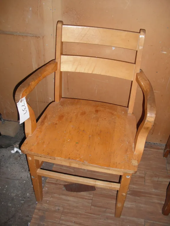vintage wooden chair