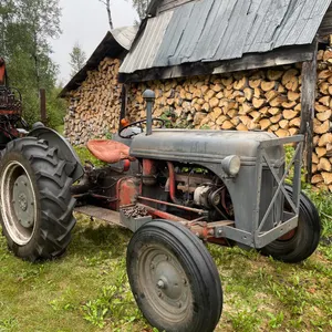 Ford 9N tractor with two speed aux. transmission, 12 volt conversion with electronic ignition.