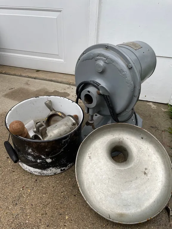 Meat grinder. (GST 5 % charged)